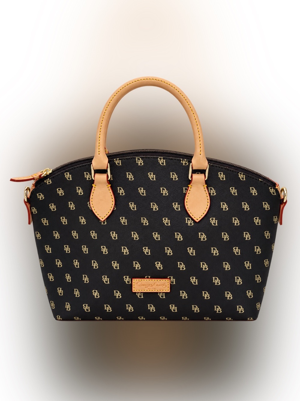 Dooney & Bourke Gretta Domed Satchel – Brown Vintage Leather Look | NWT